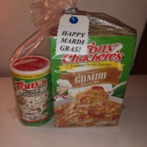 Tony Chachere's Gumbo Dinner Mix and Creole Seasonings Mix